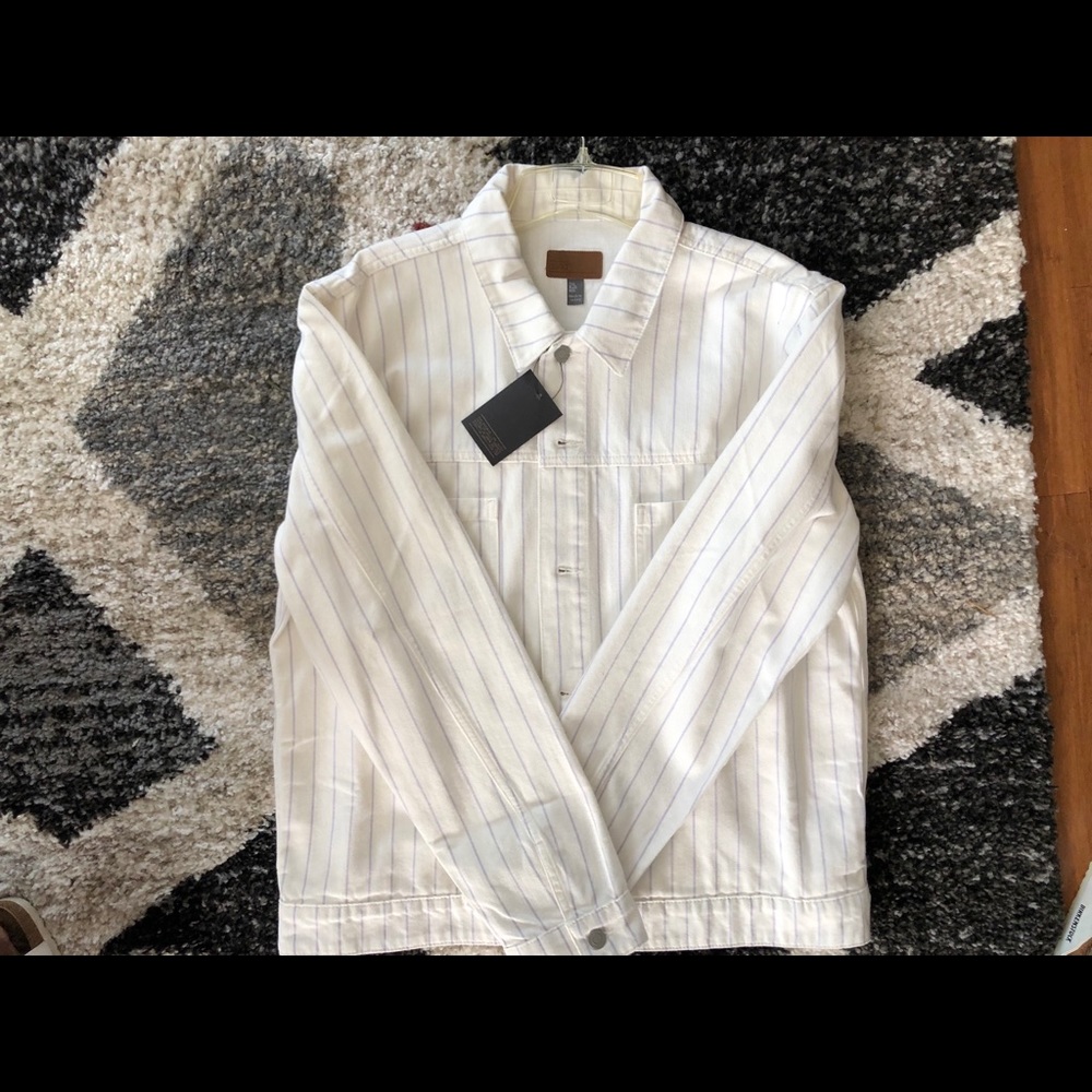 ASOS denim jacket size marked at a 4xl
